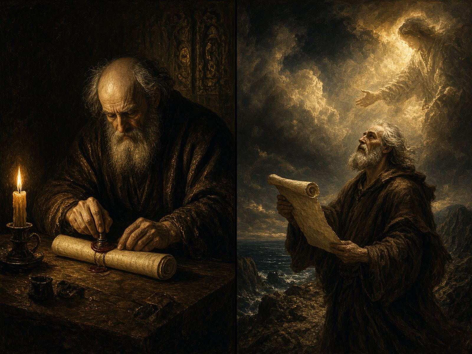 Daniel told to seal the book; John told not to seal the book